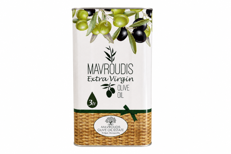 Grecka oliwa z oliwek extra virgin Classic Mavroudis 3 litry